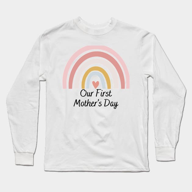 Our first mothers day new mom 2022 Long Sleeve T-Shirt by Ashden
